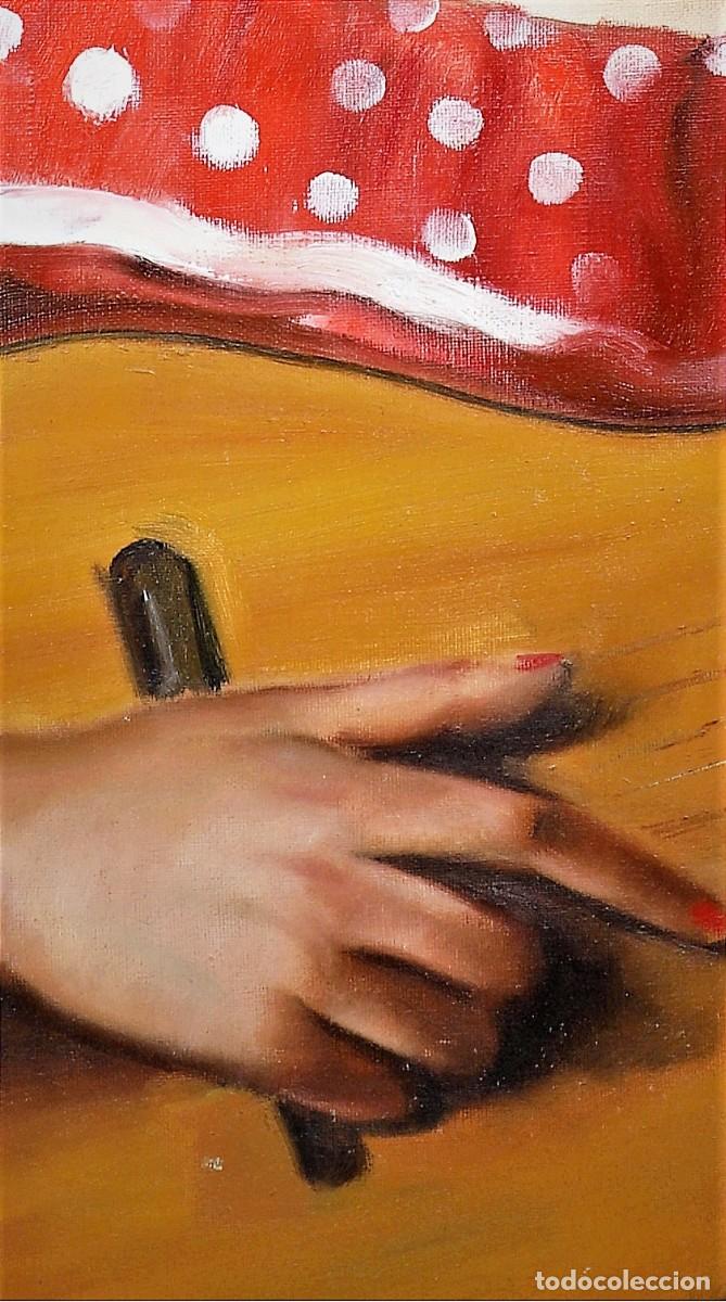 Arte: JOVEN CON GUITARRA - ILEGIBLE - Foto 11