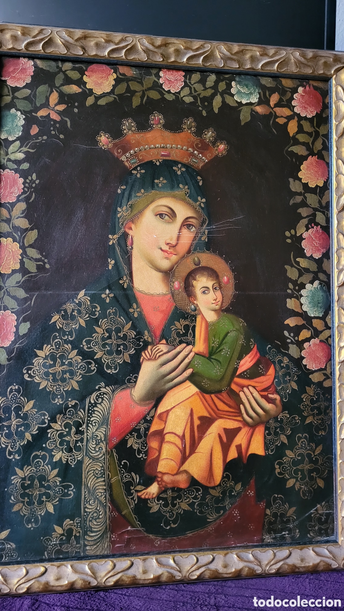 Arte: Cuadro Cuzque&ntilde;o &oacute;leo sobre lienzo - Foto 3