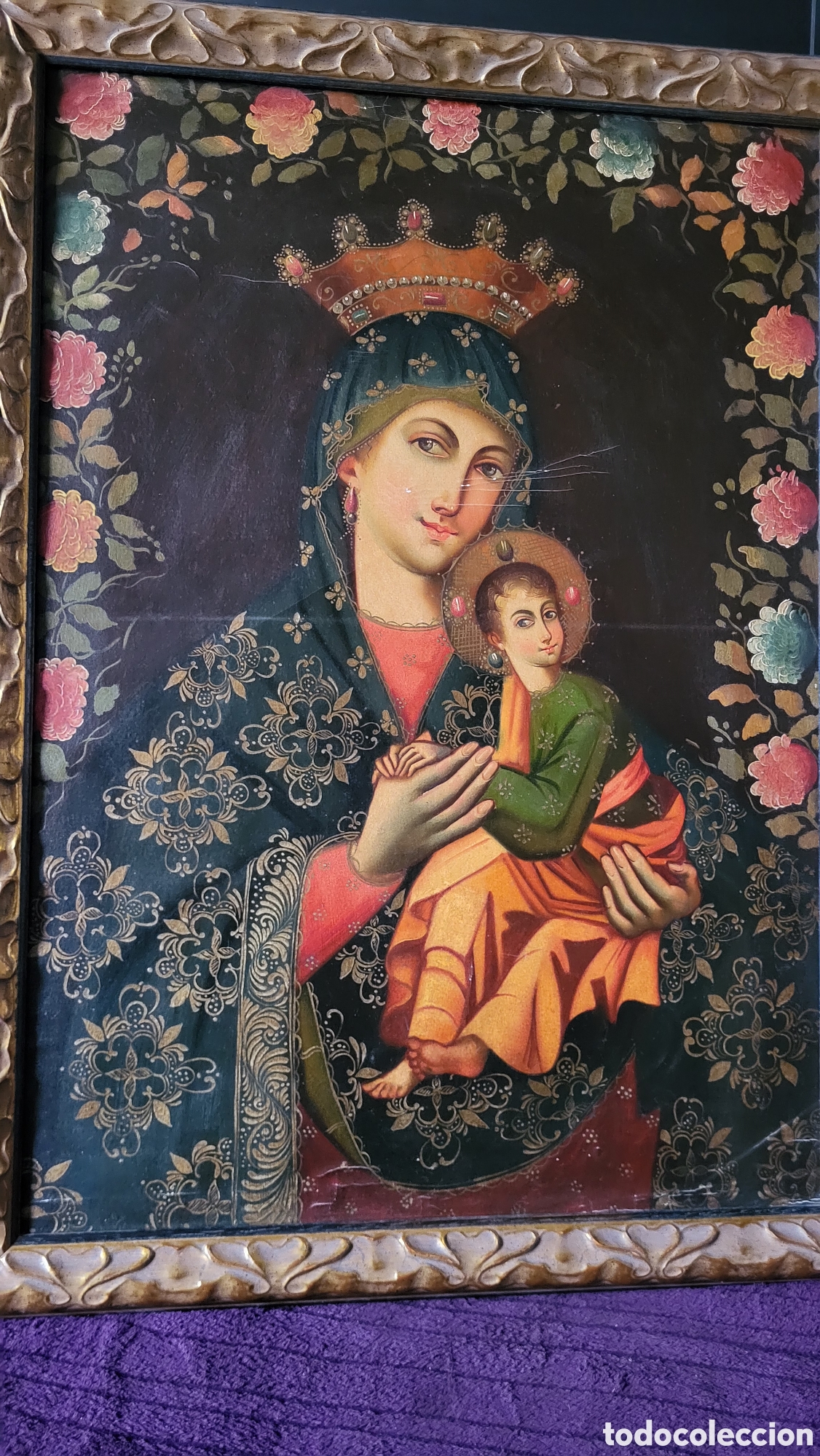 Arte: Cuadro Cuzque&ntilde;o &oacute;leo sobre lienzo - Foto 4