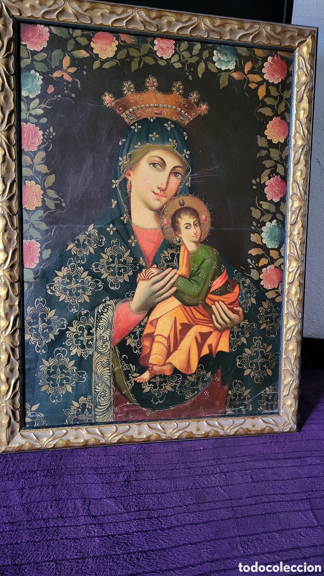 Arte: Cuadro Cuzque&ntilde;o &oacute;leo sobre lienzo - Foto 6