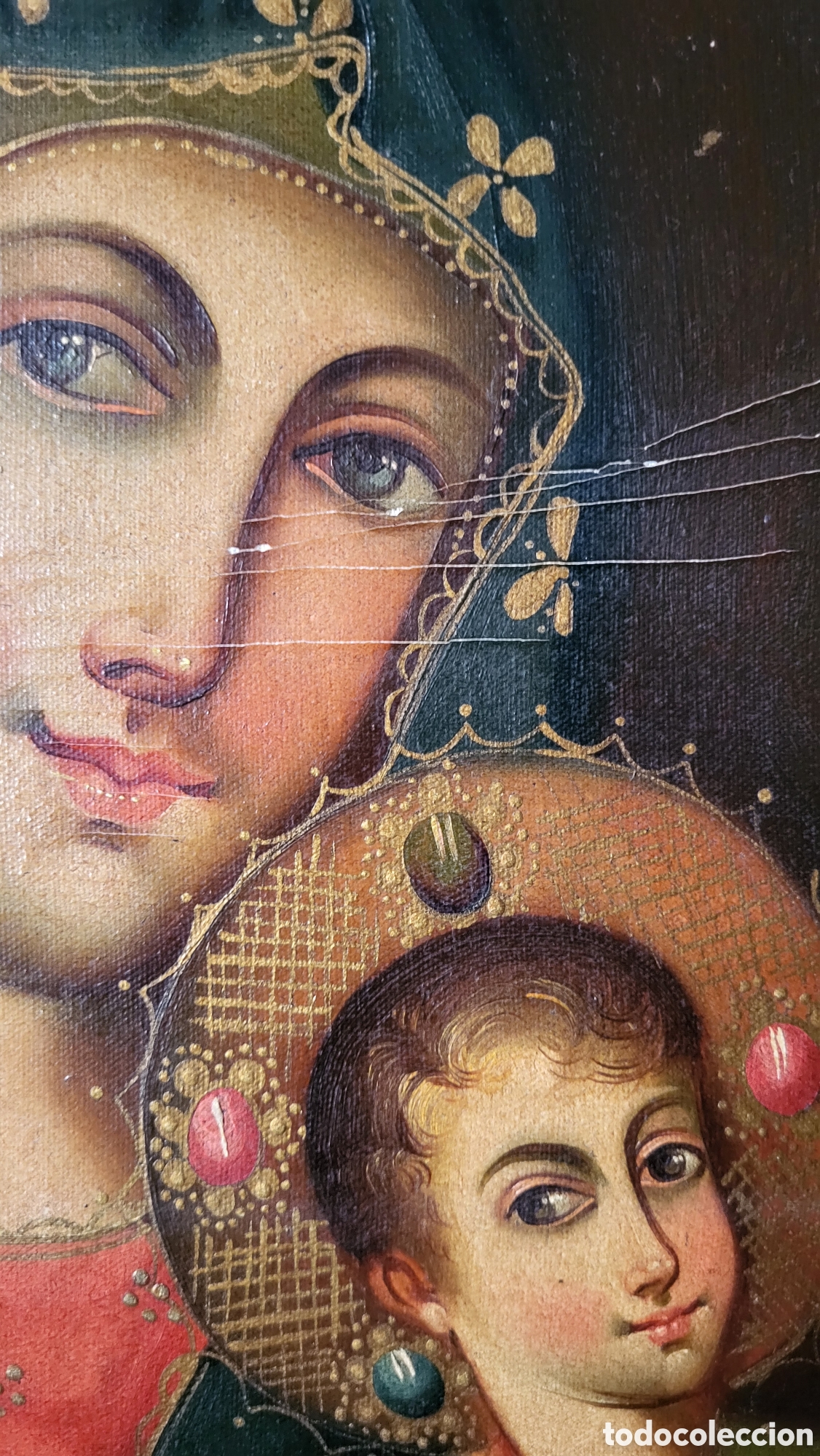 Arte: Cuadro Cuzque&ntilde;o &oacute;leo sobre lienzo - Foto 11