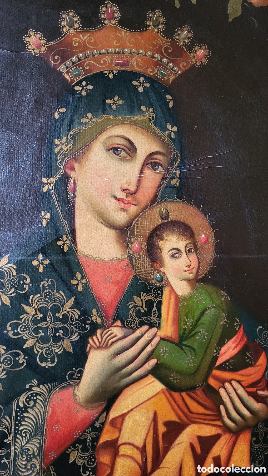 Arte: Cuadro Cuzque&ntilde;o &oacute;leo sobre lienzo - Foto 12