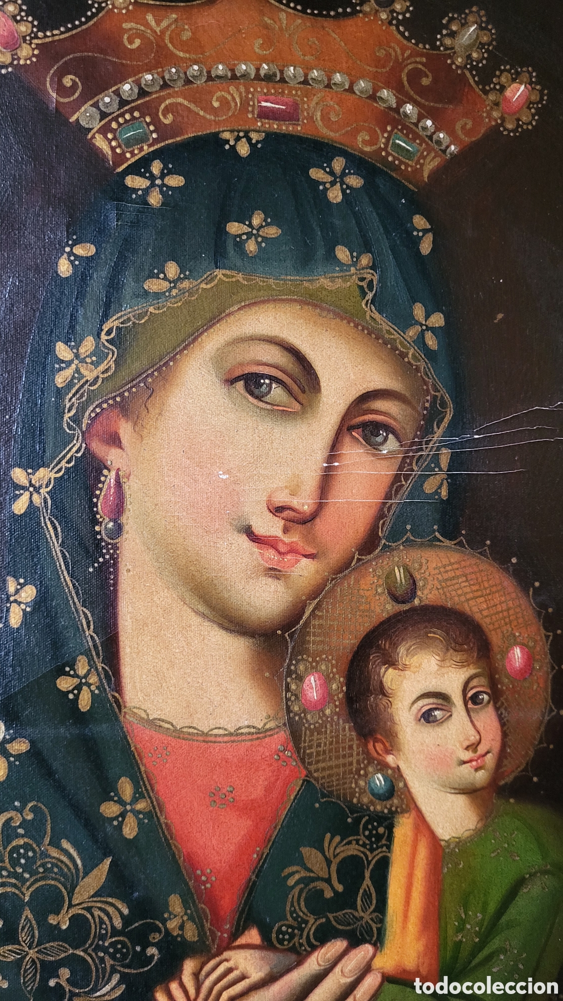 Arte: Cuadro Cuzque&ntilde;o &oacute;leo sobre lienzo - Foto 13