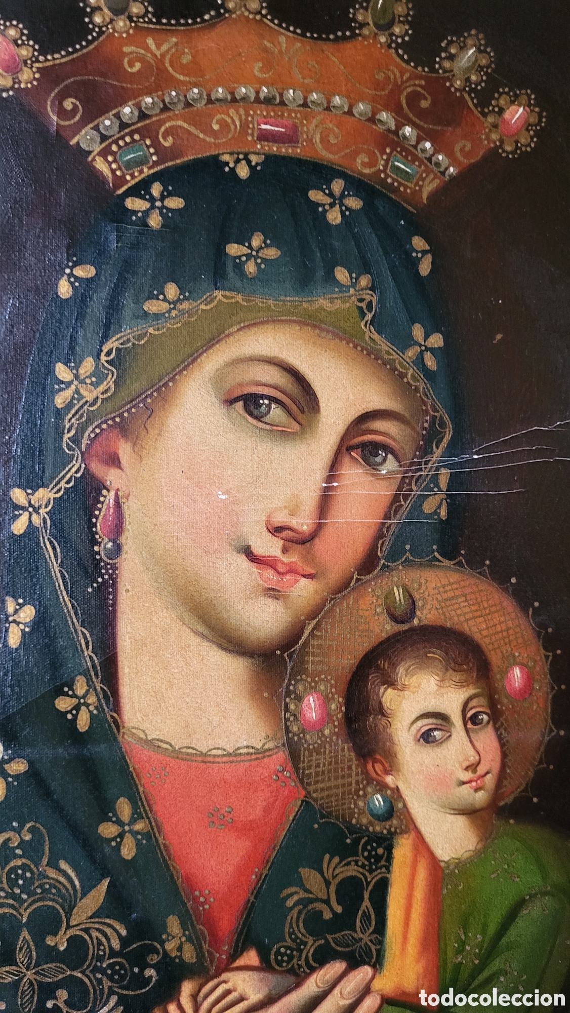 Arte: Cuadro Cuzque&ntilde;o &oacute;leo sobre lienzo - Foto 15