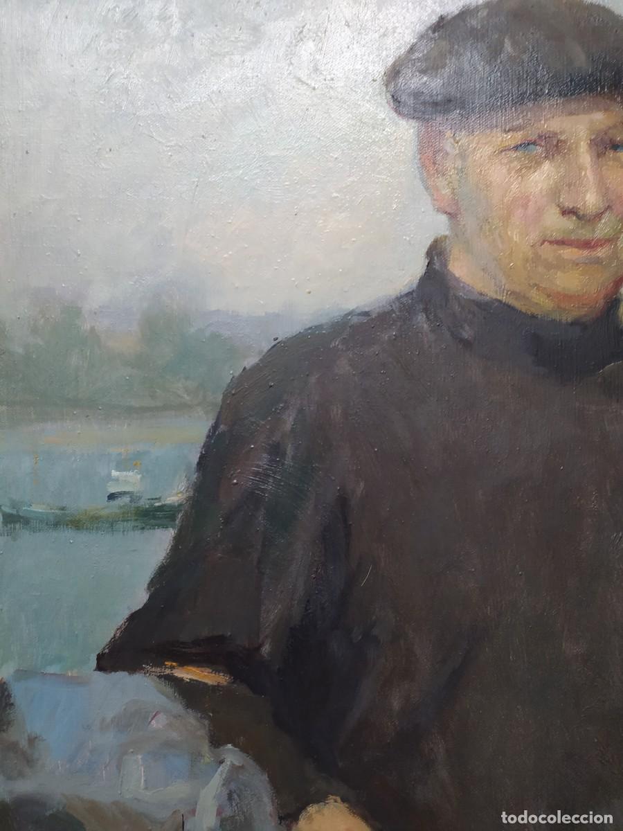 Arte: Oleo sobre lienzo. Carlos Gil. Arrantzale. - Foto 4