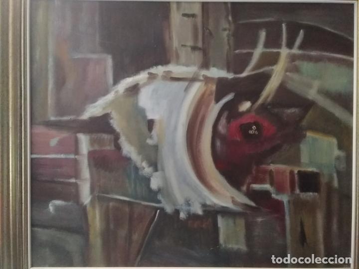 Arte: CUADRO TITULADO: TORO. - AUTOR: AMADO 93. - Foto 2