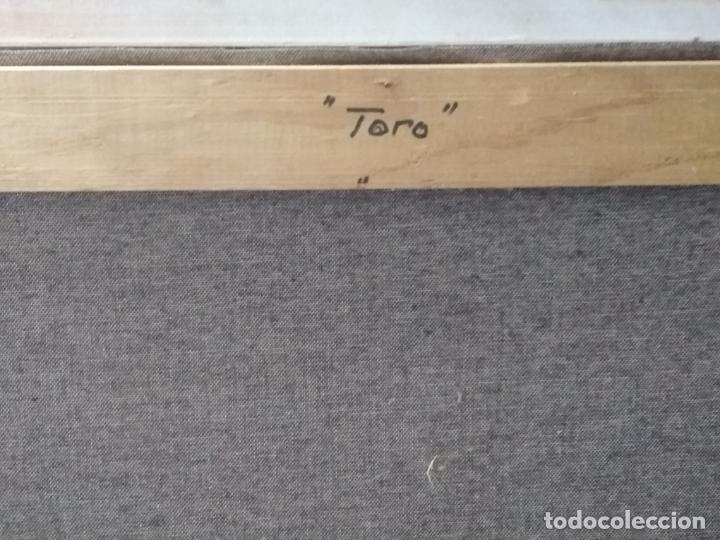 Arte: CUADRO TITULADO: TORO. - AUTOR: AMADO 93. - Foto 10