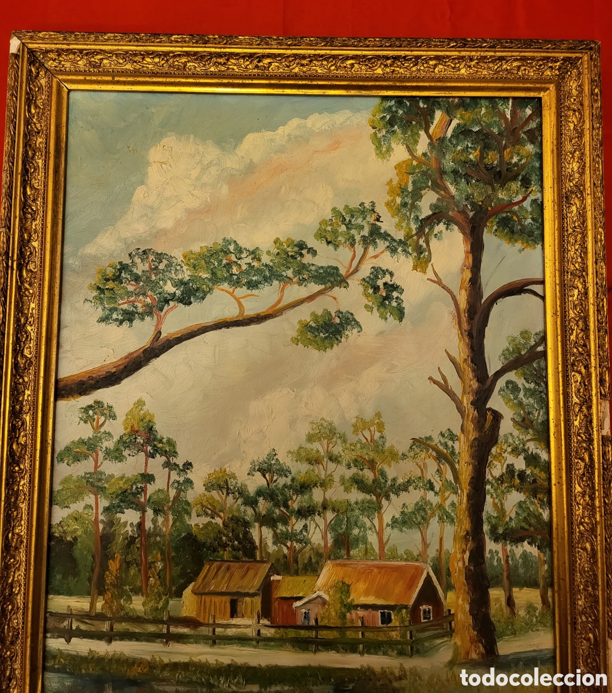 Arte: Cuadro antiguo sueco - Foto 2