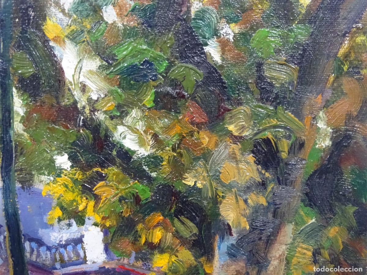 Arte: &Oacute;LEO SOBRE TABLEX DE PONS ASPER&Ograve;. ESCUELA OLOT. - Foto 3