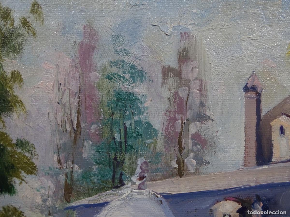 Arte: &Oacute;LEO SOBRE TABLEX DE PONS ASPER&Ograve;. ESCUELA OLOT. - Foto 6