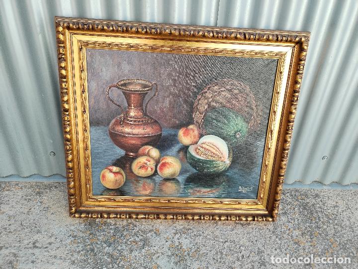 Arte: bodeg&oacute;n original firmado roberto g. 1971 - Foto 4