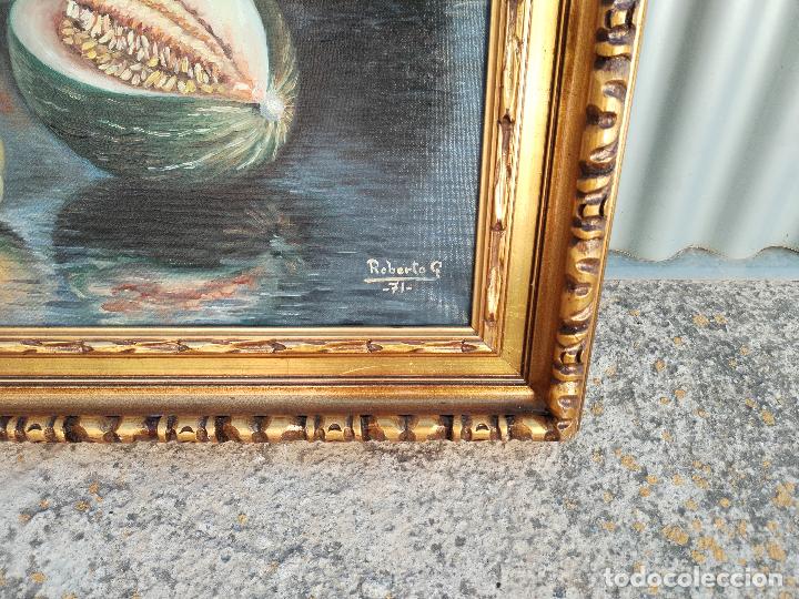Arte: bodeg&oacute;n original firmado roberto g. 1971 - Foto 5