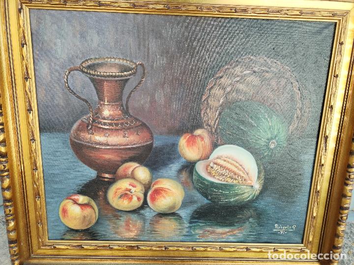 Arte: bodeg&oacute;n original firmado roberto g. 1971 - Foto 6