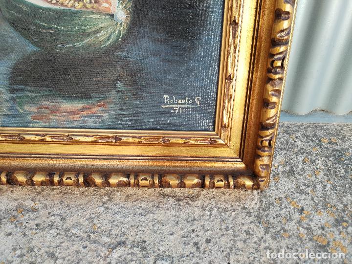 Arte: bodeg&oacute;n original firmado roberto g. 1971 - Foto 7