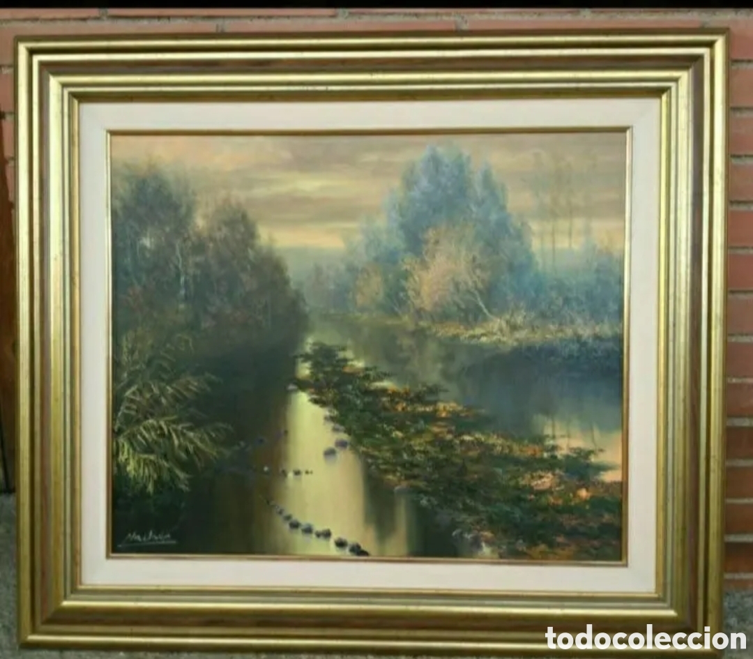 Arte: Cuadro al &oacute;leo. Paisaje oto&ntilde;al - Foto 1