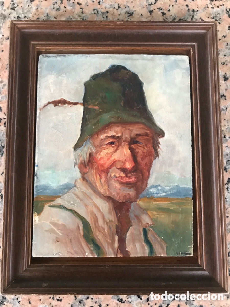 Arte: Oleo sobre tabla antiguo - Foto 8