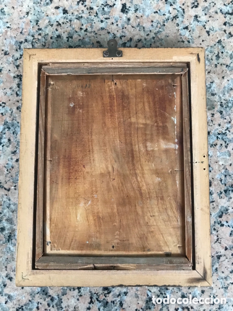 Arte: Oleo sobre tabla antiguo - Foto 11