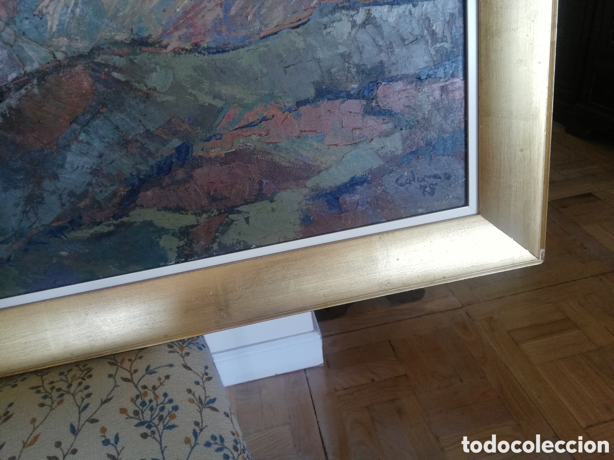 Arte: Cuadro de Avila desde los 4 Postes. De Colomo - Foto 4