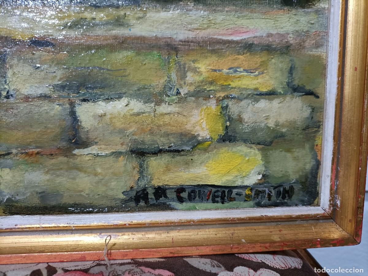 Arte: COWELL SMITH. GRANJA DE CERDOS. O/L - Foto 4