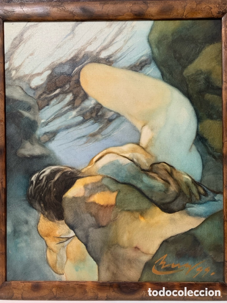 Arte: Pesadilla de Ruz a&ntilde;o 1999, 53x64 obra y 62x73 con marco