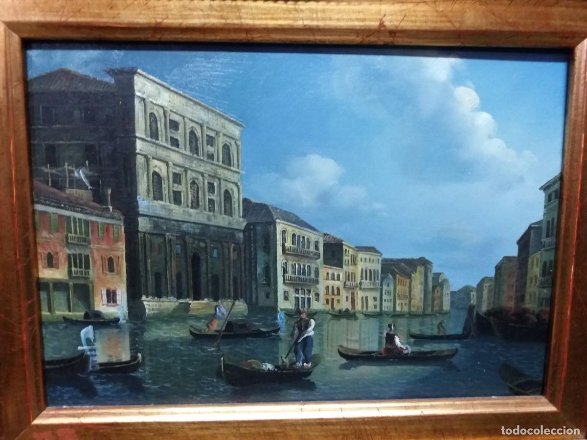 Arte: CUADRO &Oacute;LEO SOBRE TABLA VENECIA - Foto 8