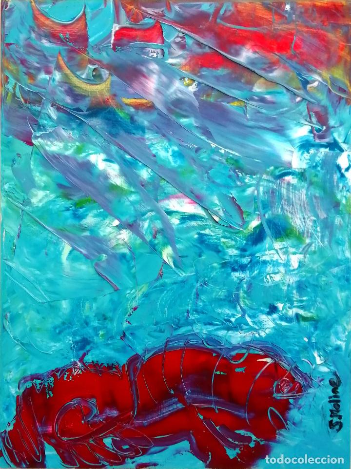 Arte: PINTURA MODERNA, ABSTRACTO. &Oacute;LEO. - Foto 1