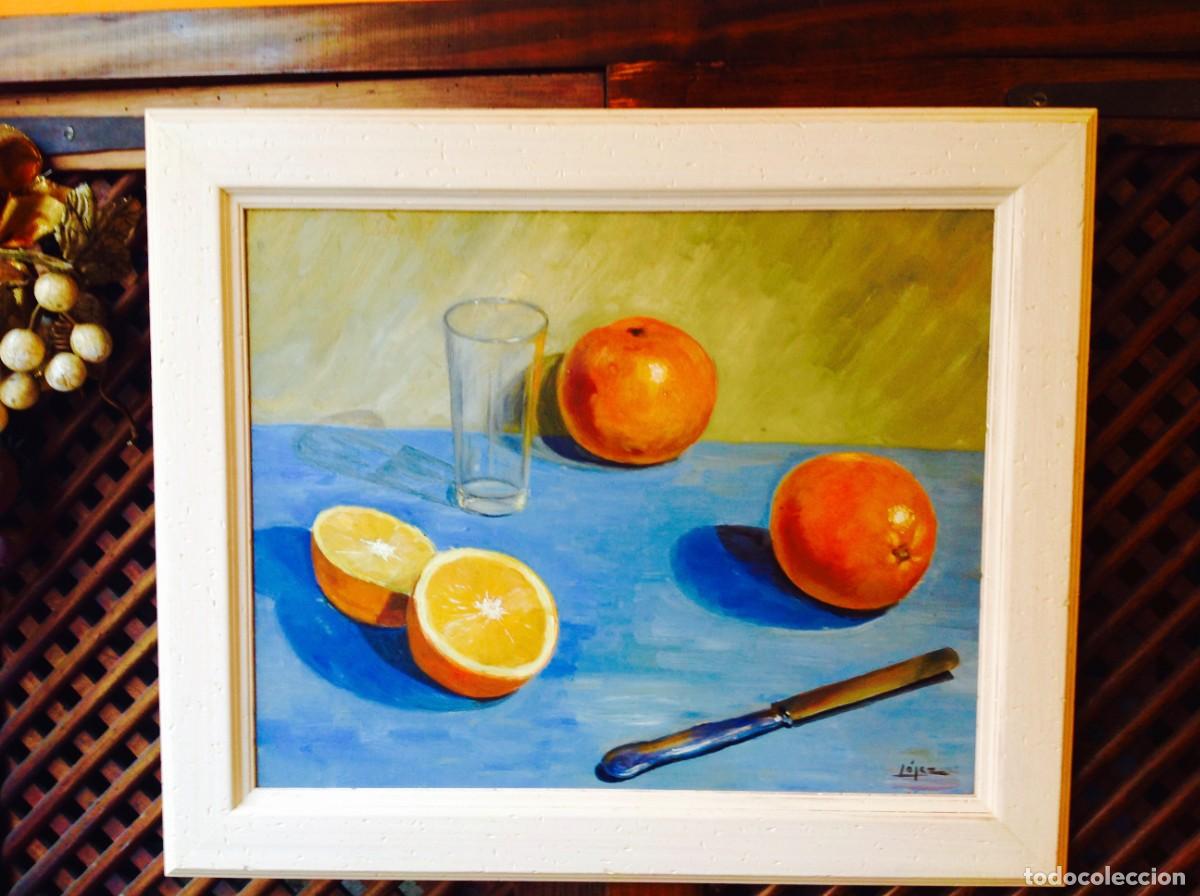 Arte: Cuadro &Oacute;leo Del Pintor Eduardo L&oacute;pez - Foto 1
