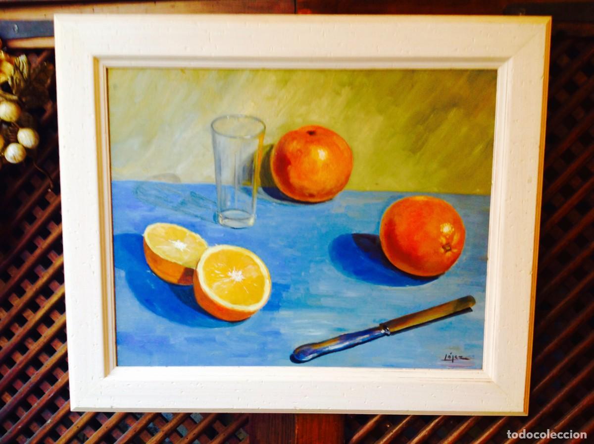Arte: Cuadro &Oacute;leo Del Pintor Eduardo L&oacute;pez - Foto 2