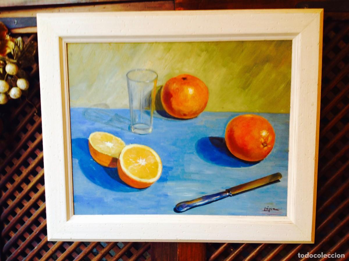 Arte: Cuadro &Oacute;leo Del Pintor Eduardo L&oacute;pez - Foto 3