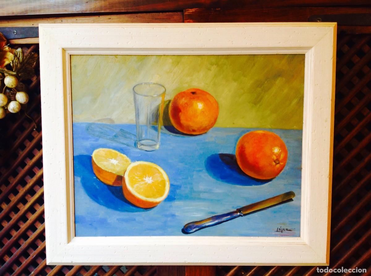 Arte: Cuadro &Oacute;leo Del Pintor Eduardo L&oacute;pez - Foto 4