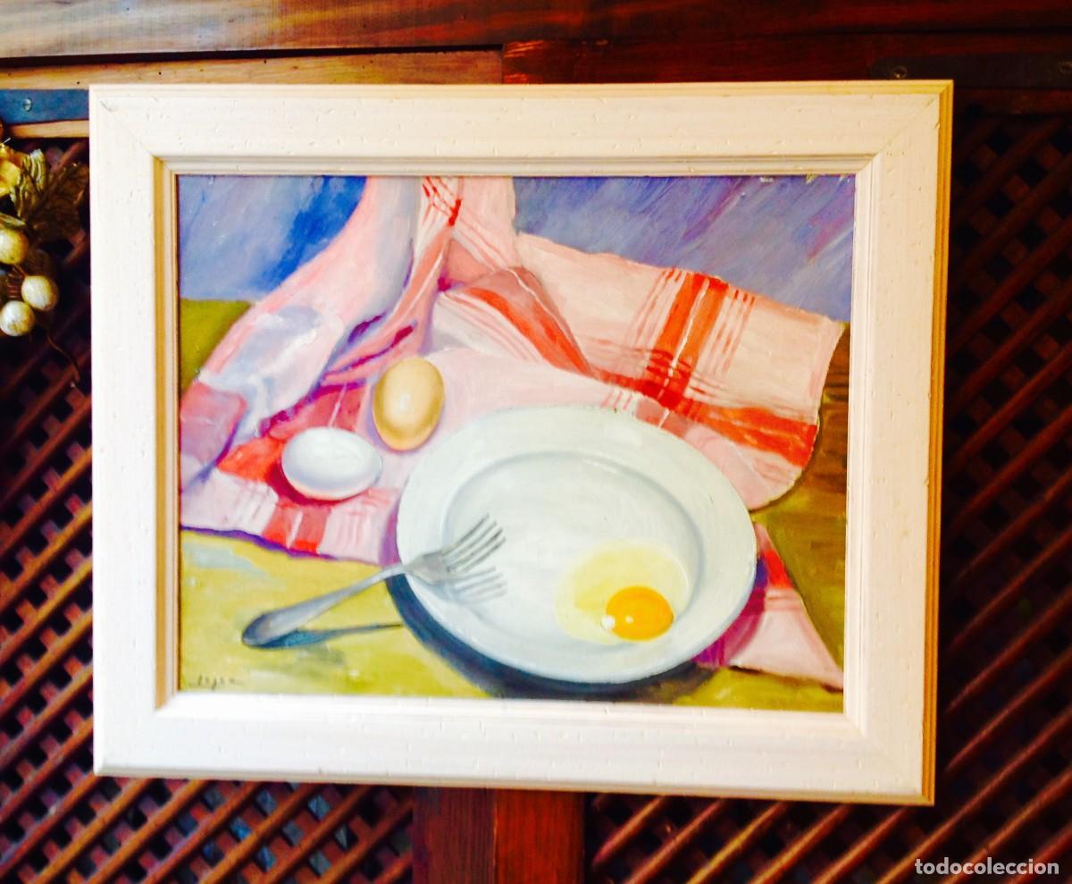 Arte: Cuadro &Oacute;leo Del Pintor Eduardo L&oacute;pez - Foto 3