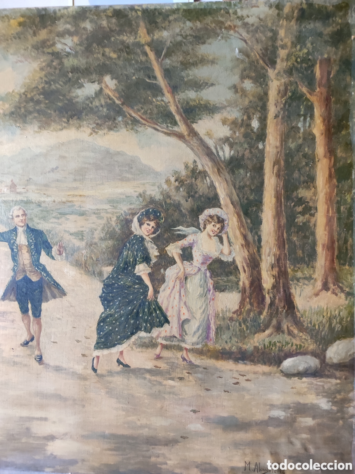 Arte: Escena rom&aacute;ntica Alonso P&eacute;rez - Foto 4