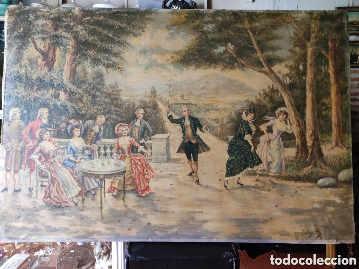 Arte: Escena rom&aacute;ntica Alonso P&eacute;rez - Foto 1