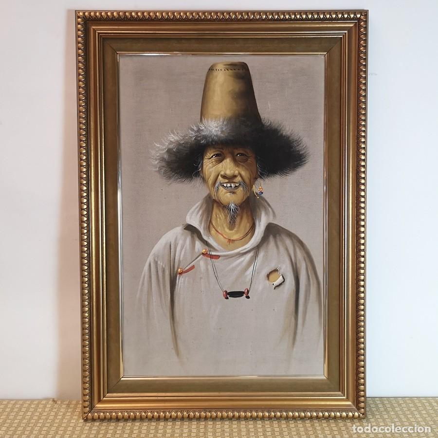 Arte: Cuadro Retrato Oriental - Foto 1