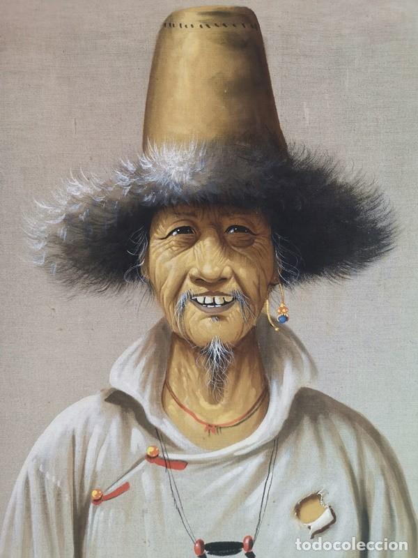 Arte: Cuadro Retrato Oriental - Foto 2