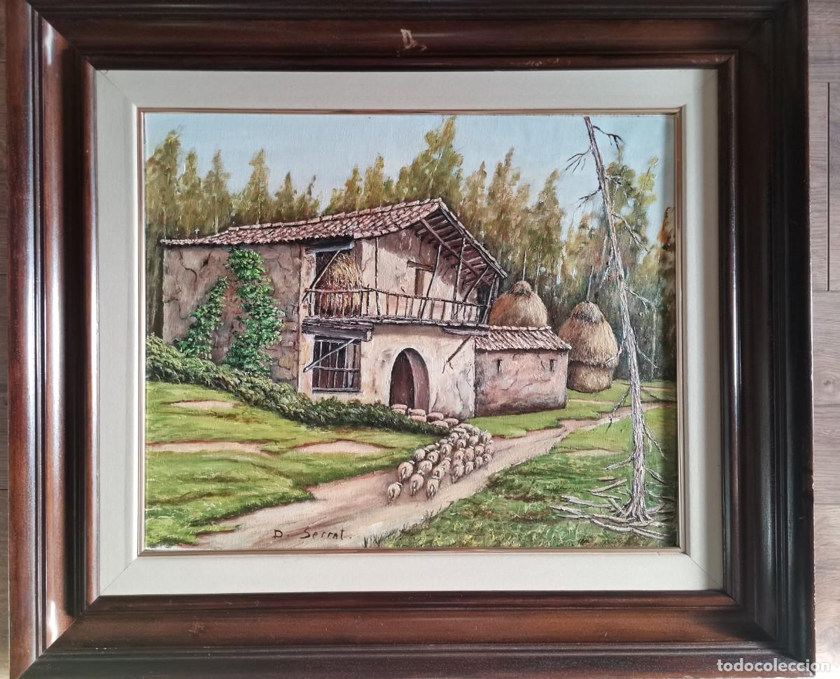 Arte: Cuadro al oleo de D. Serrat - Foto 1
