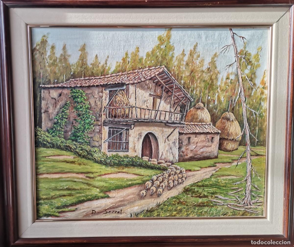 Arte: Cuadro al oleo de D. Serrat - Foto 2