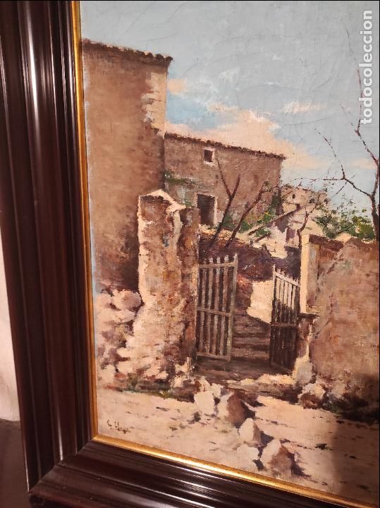 Arte: oleo sobe lienzo casas - Foto 5