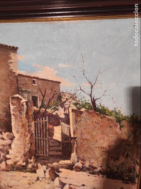 Arte: oleo sobe lienzo casas - Foto 7