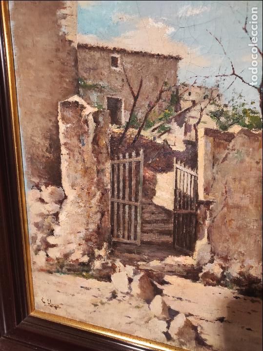 Arte: oleo sobe lienzo casas - Foto 9