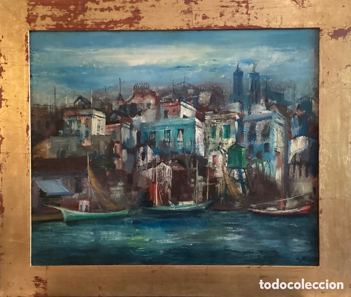 Arte: &ldquo; EL PUERTO &ldquo; DE AGUSTIN R&Iacute;O - Foto 1