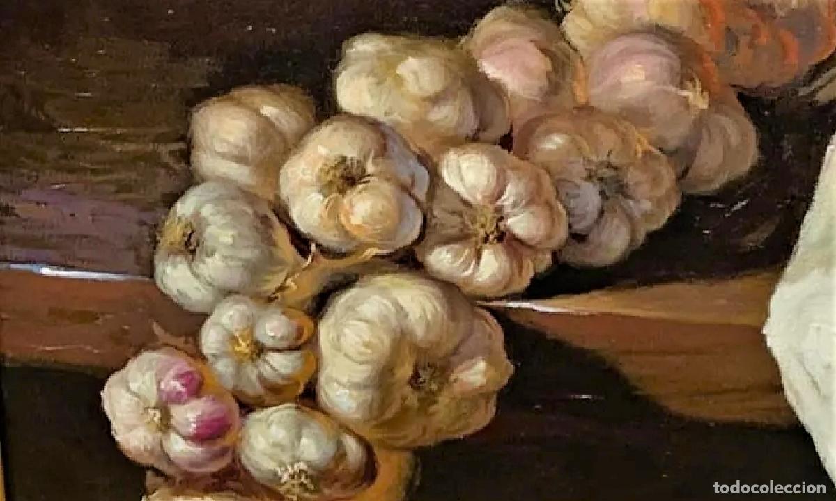 Arte: BODEGON CON AJOS CEBOLLAS Y COBRE - Foto 4