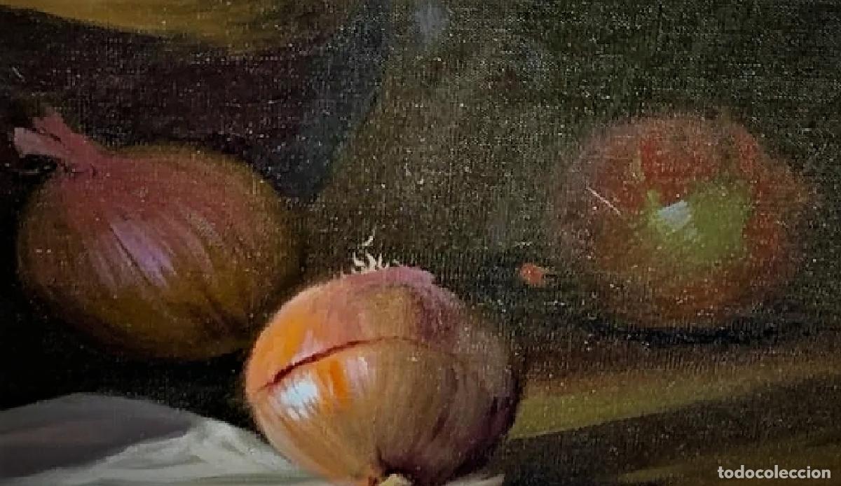 Arte: BODEGON CON AJOS CEBOLLAS Y COBRE - Foto 11