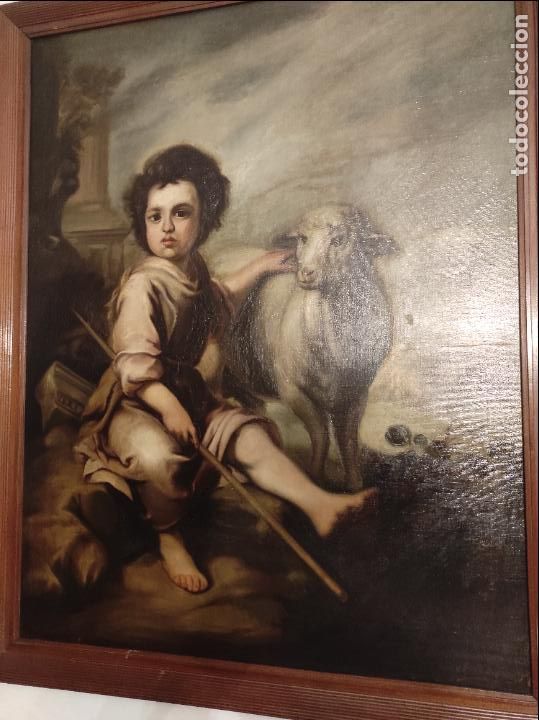 Arte: oleo sobre lienzo san juanito - Foto 1