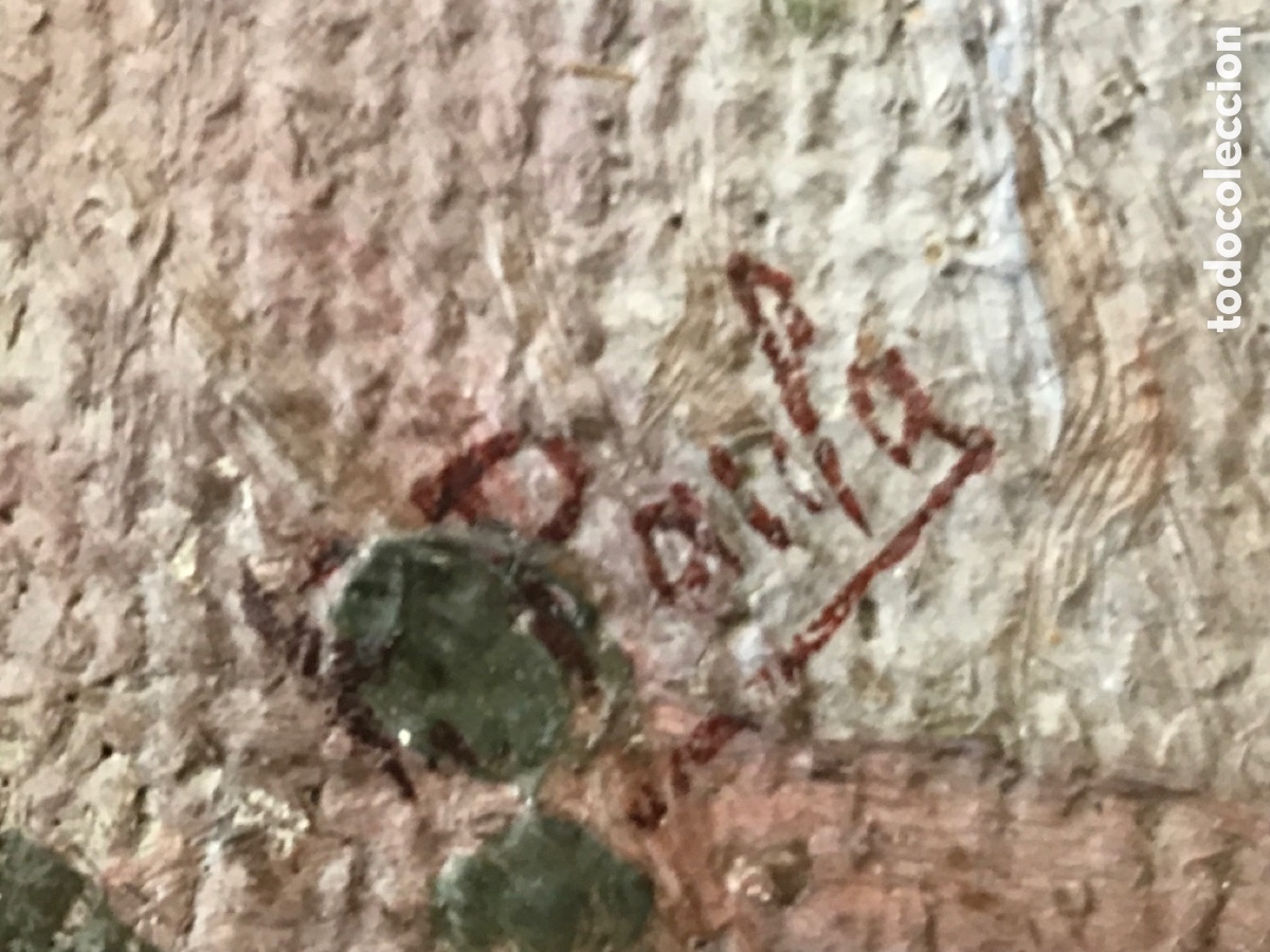 Arte: Oleo sobre lienzo pegado a madera - Foto 4