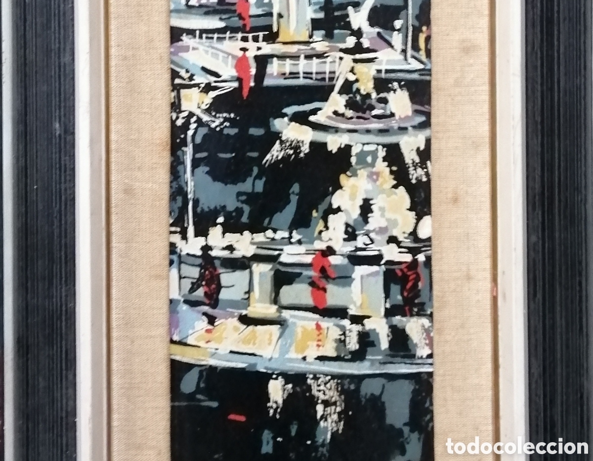 Arte: &Oacute;leo sobre tablex firmado. - Foto 6
