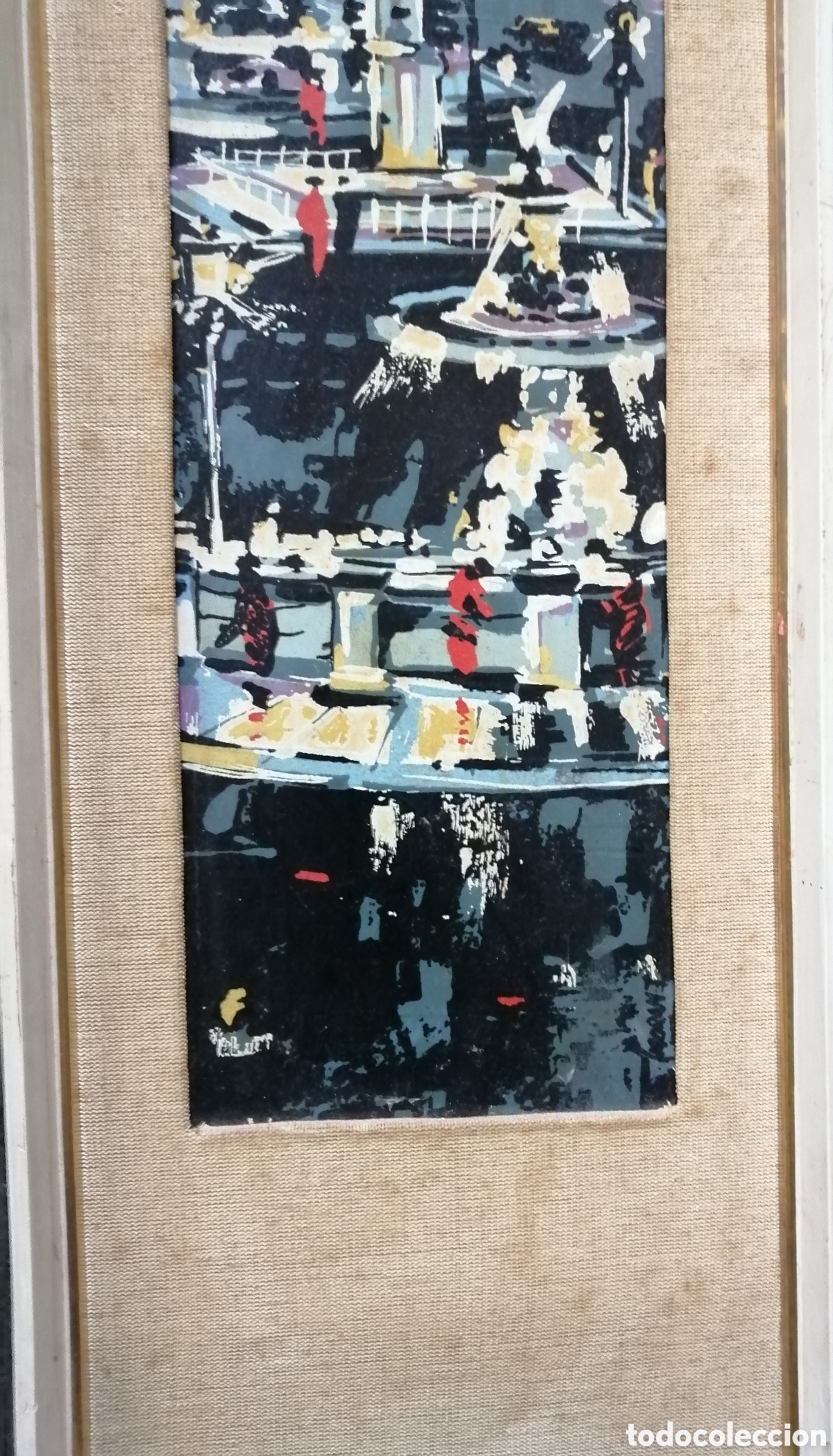 Arte: &Oacute;leo sobre tablex firmado. - Foto 8