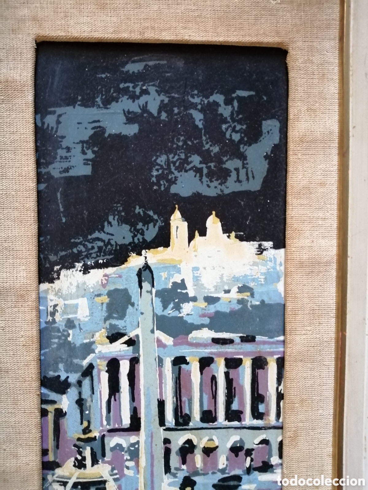 Arte: &Oacute;leo sobre tablex firmado. - Foto 10