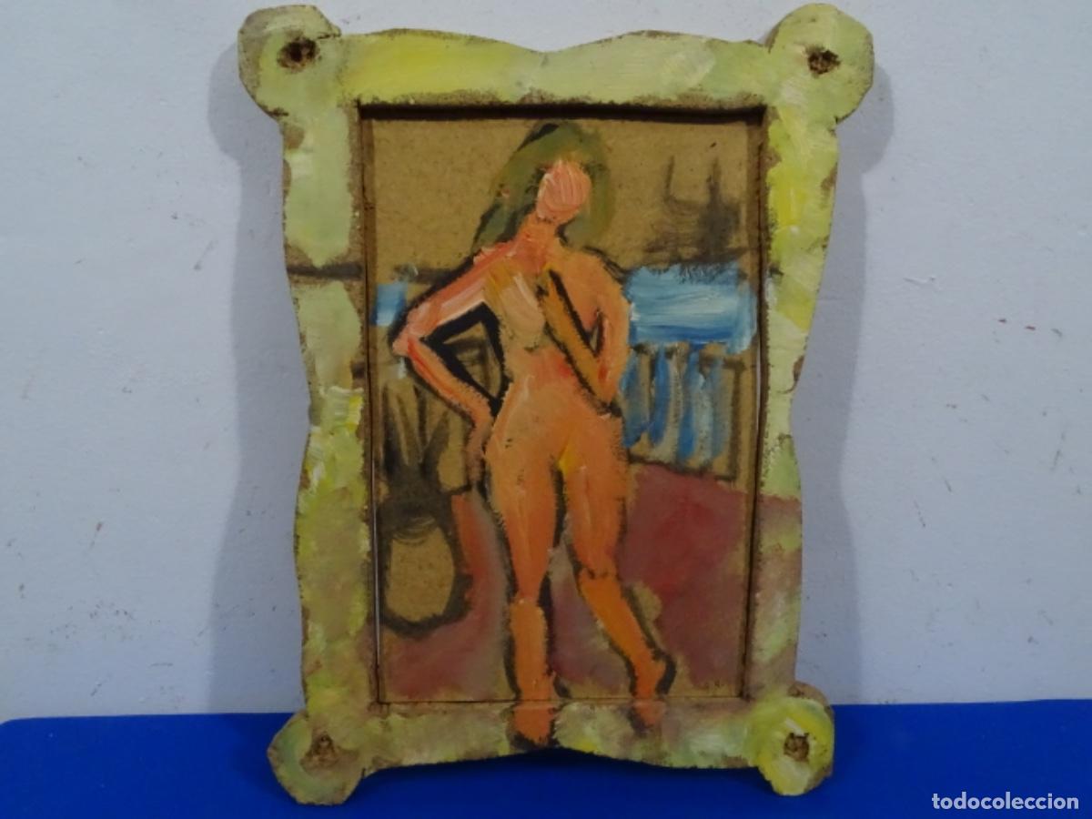 Art: &Oacute;LEO SOBRE TABLA GERARD ROSES(BARCELONA 1944-2017). DESNUDO.