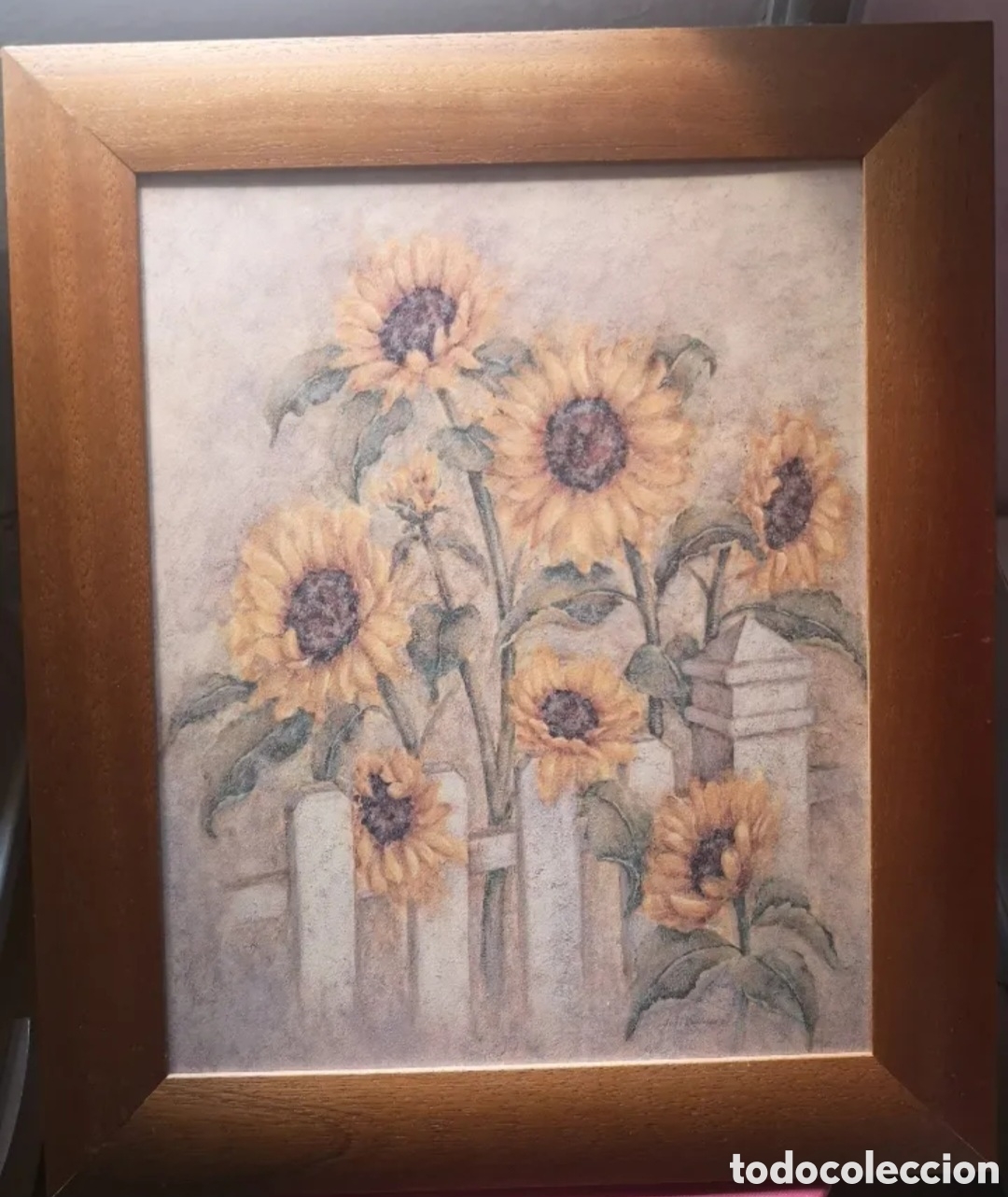 Arte: Cuadro de girasoles. - Foto 1
